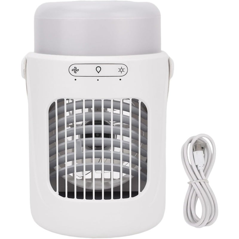 Przenośna bezprzewodowa chłodziarka USB z 10-litrowym zbiornikiem na wodę, baterią 1000 mAh i pojemnością 600 ml, podwójna bateria