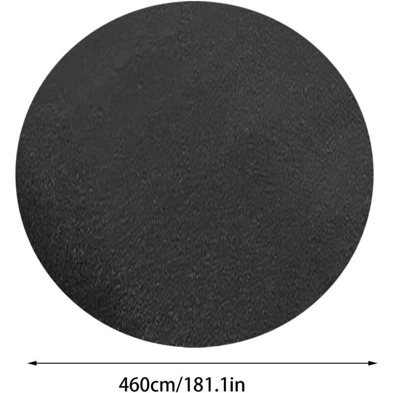 Tapis De Sol De Piscine, , Tapis Piscine Hors Sol, Tapis De Piscine Rond pour Rayures par Perforation, Diamètre 4,6 M - 6