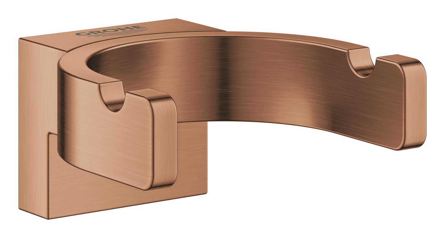 Agatatoare dubla Grohe 41049DL0, Selection, pe perete, metal, mat, cupru