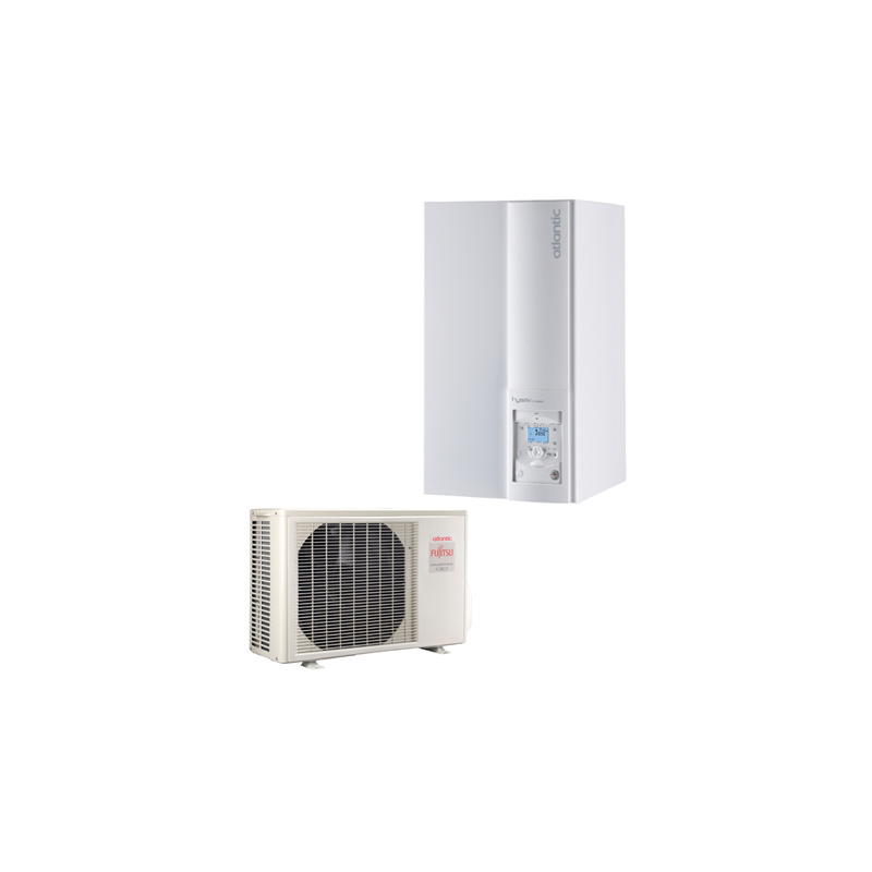 Pompe à Chaleur Hybride Combiné à une Chaudière Gaz à Condensation 12kW — free download