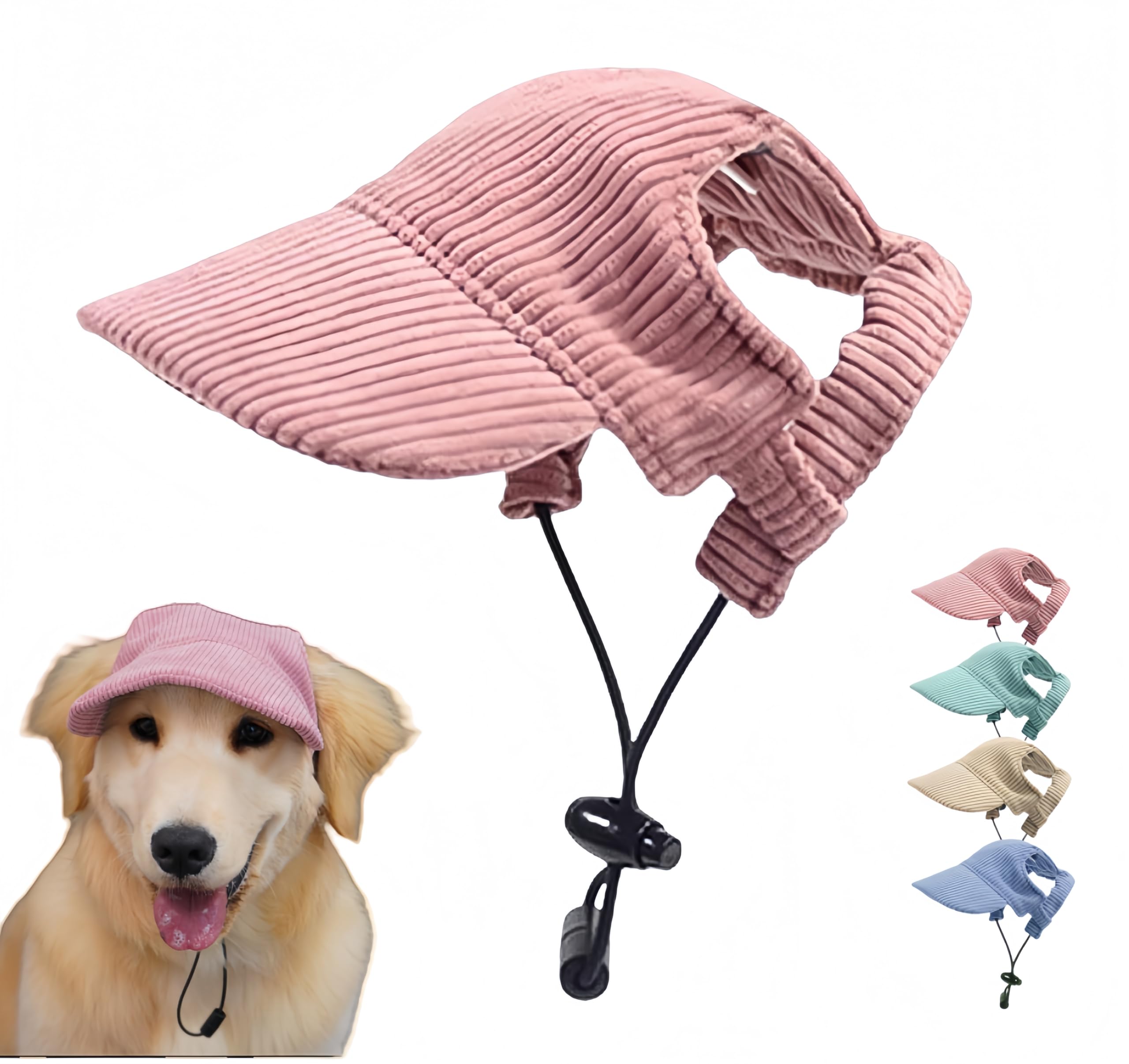 Lot De 3 Chapeaux Visière Solaire Pour Femme – Large Bord Protection UV, Léger Et Pliable