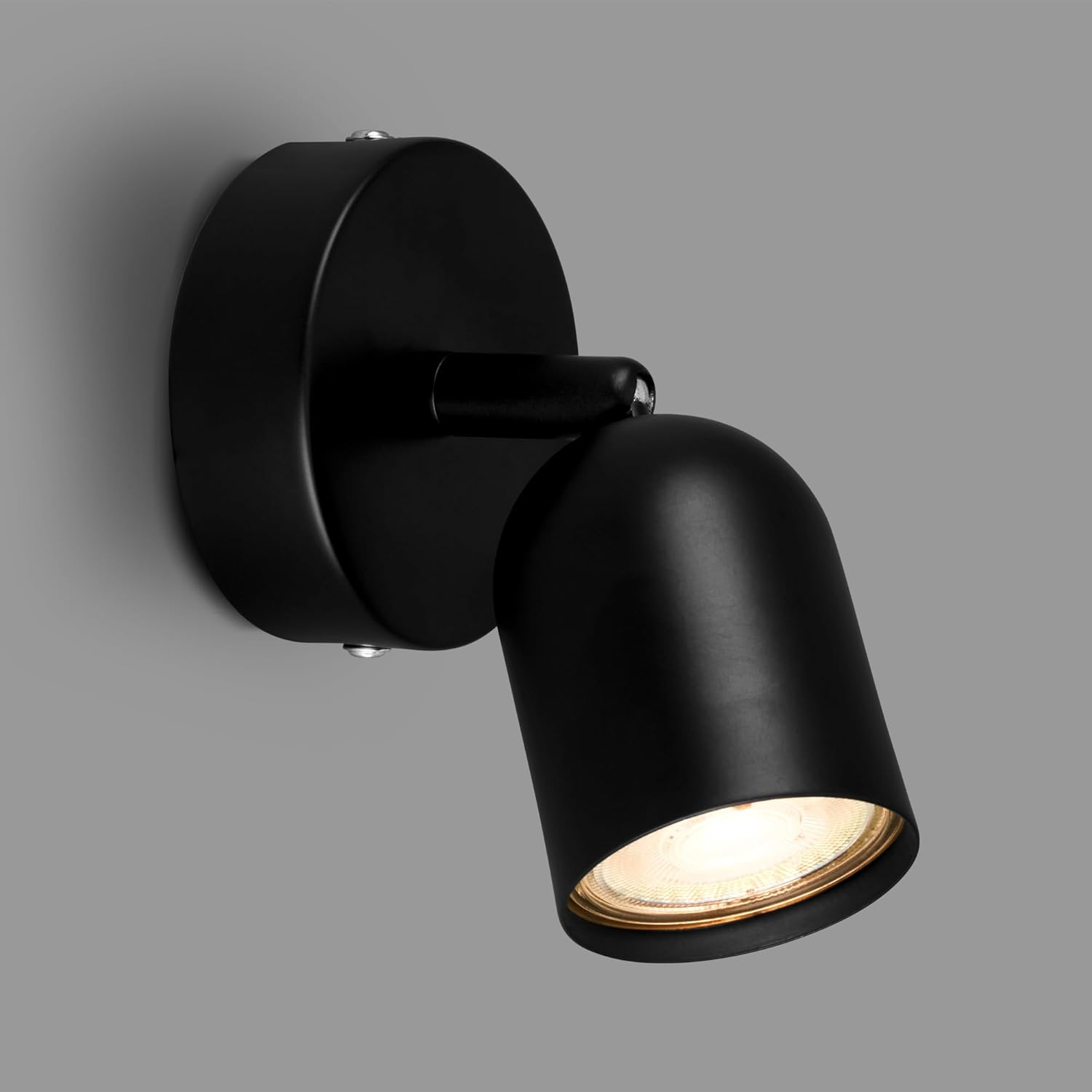 Lampka do czytania, kinkiet wewnętrzny, lampa, kinkiet wewnętrzny, regulowany, lampa do salonu, czarny metal