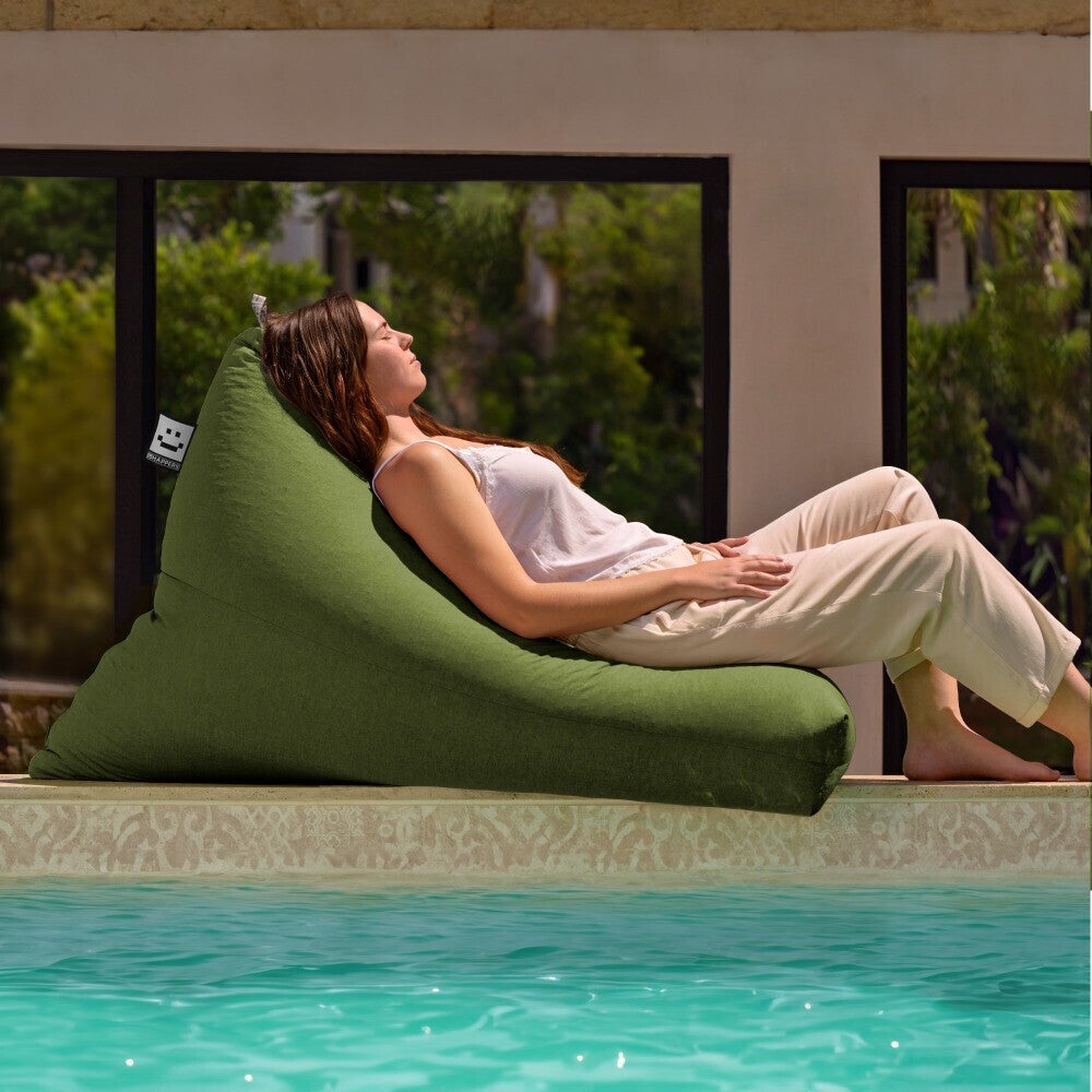 Pouf Pyramide Naylim Mate pour Extérieur Vert XL - 3