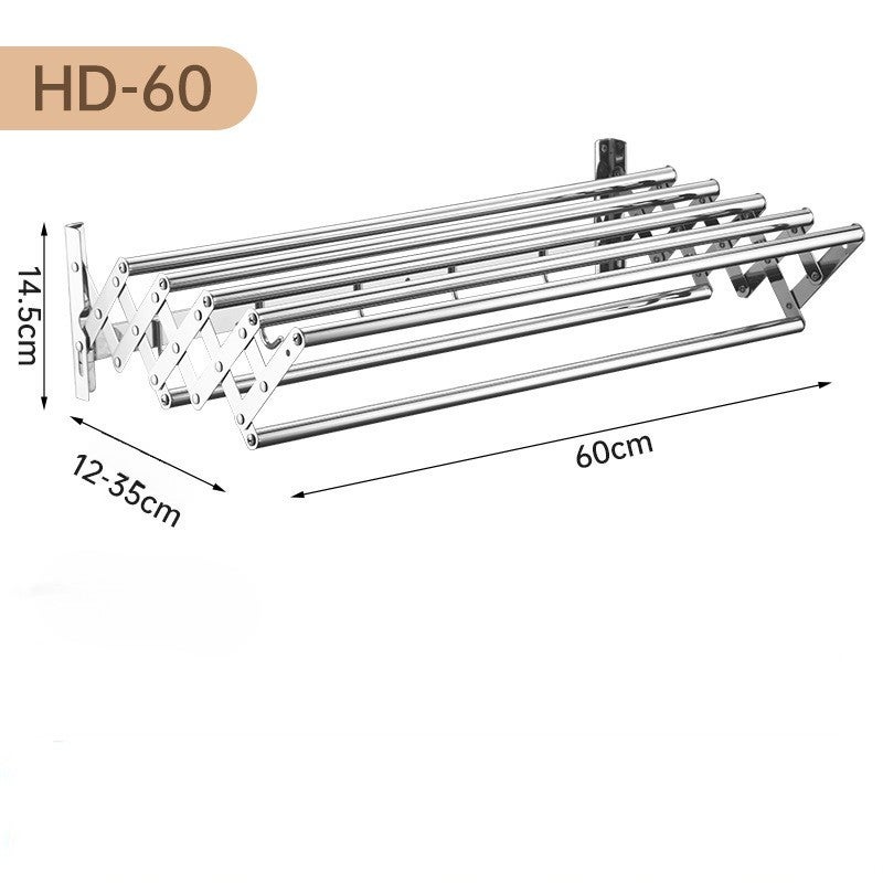 Rozkładany wieszak na ręczniki 60 cm, rozsuwana suszarka na ubrania ze stali nierdzewnej, składany wieszak na ręczniki, półka łazienkowa