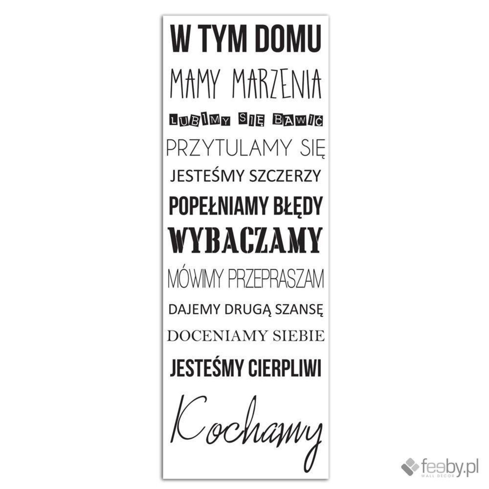 Obraz na płótnie, W naszym domu 70x100