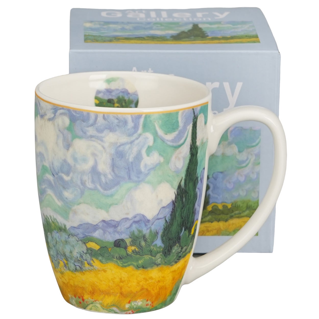 Kubek Wheat Field Van Gogh DUO porcelanowy 360 ml 1 szt.