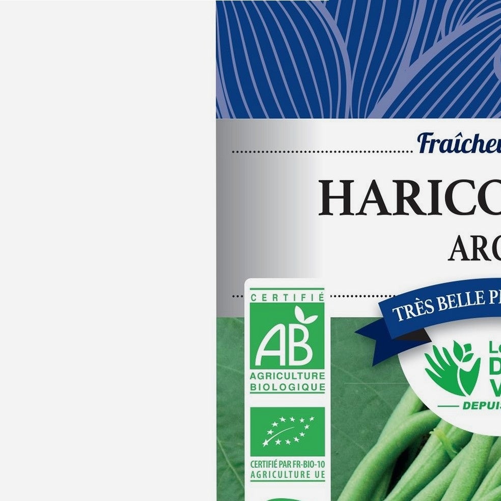 Graines haricot nain argus BIO Les Doigts Verts 100g - 2