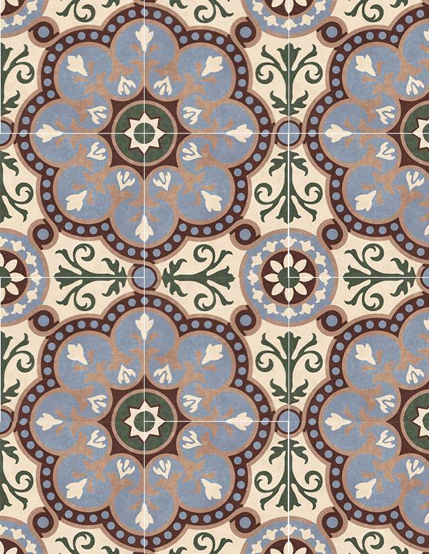 Carrelage TOLGA pour sol et mur en grès cérame 20 cm X 20 cm pour intérieur - MK2305233 - COMPTOIR DU CERAME - 2