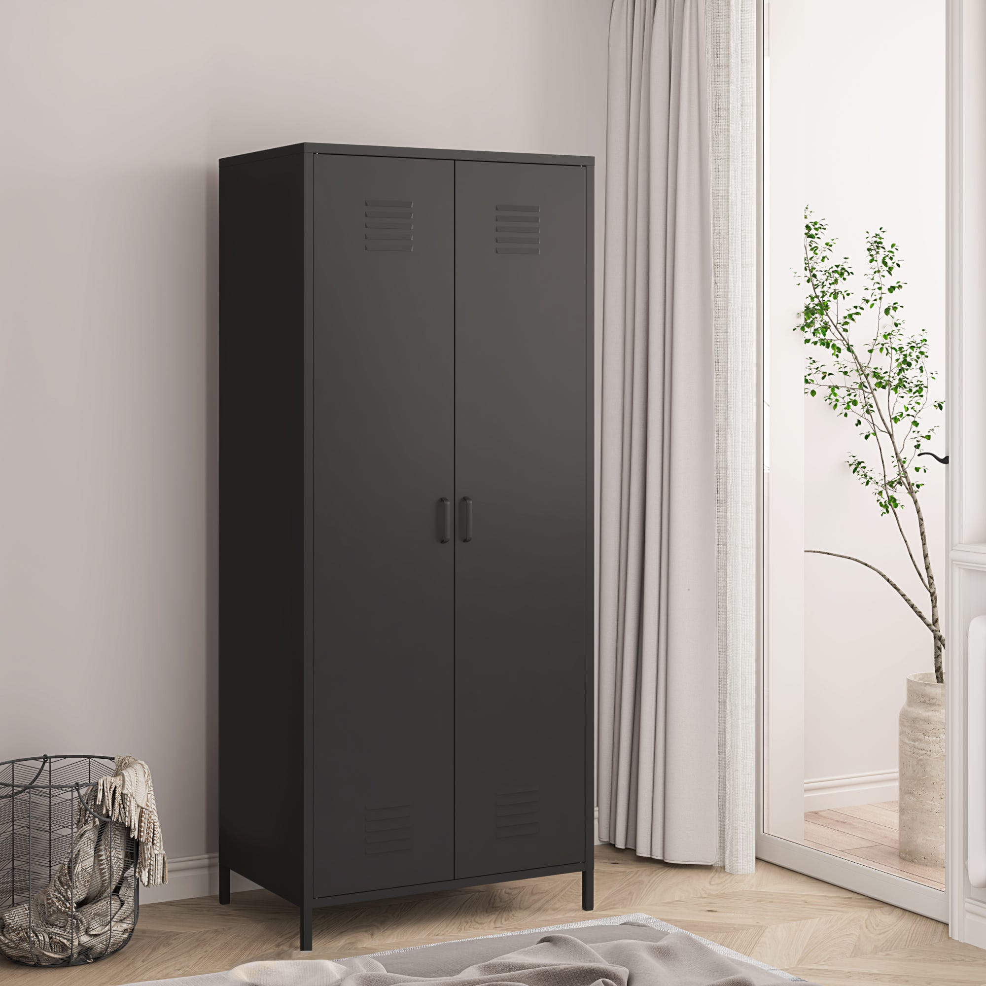 Germania GW-Arcena 1981-547 Chest of Drawers in Graphite with Metal Germania GW-Arcena 1981-547 Chest of Drawers in Graphite with Metal