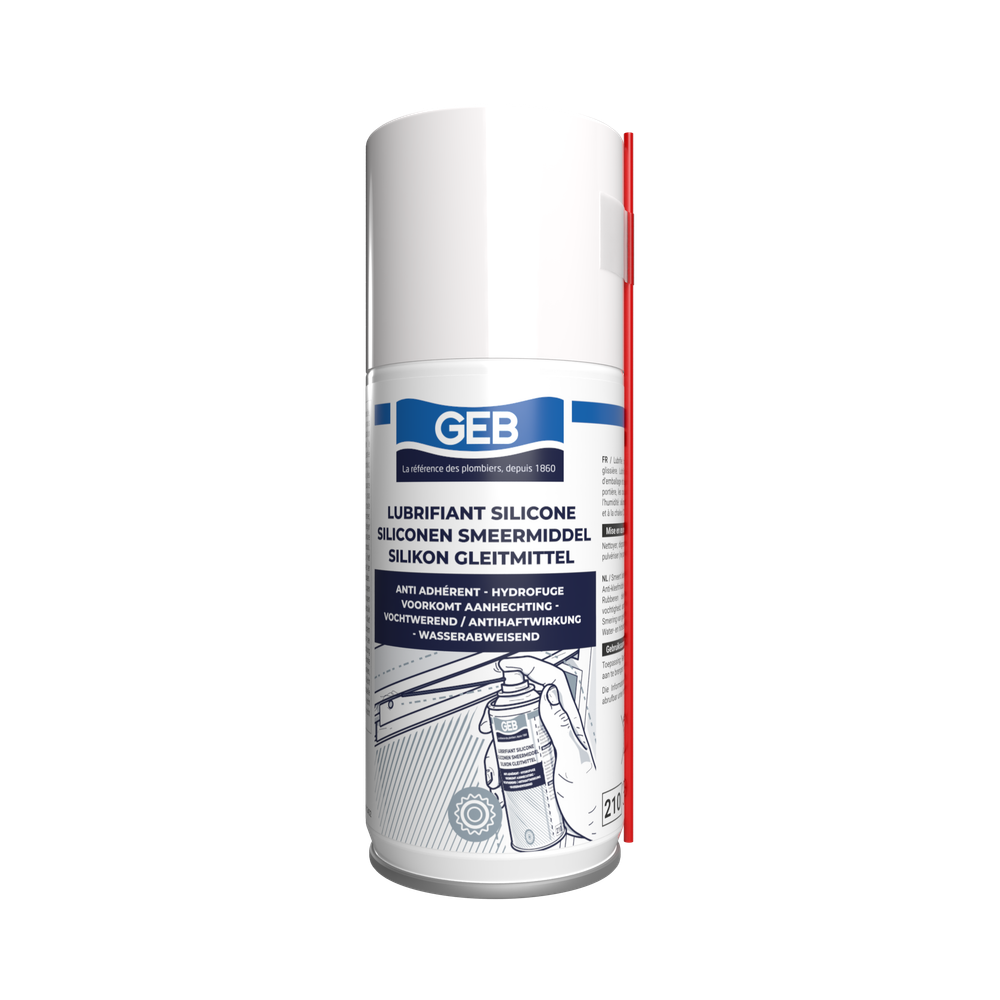 Spray silicone anti-adhérent GEB 100 pour cent silicone aérosol 150 ml - 2