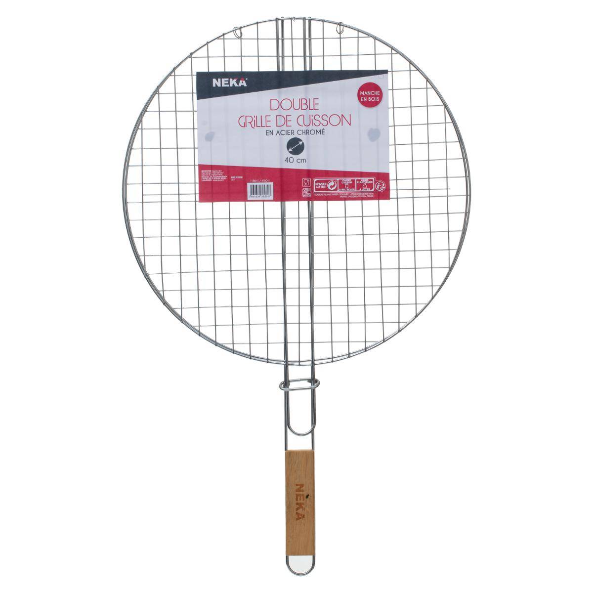 Double Grille Barbecue Ronde 