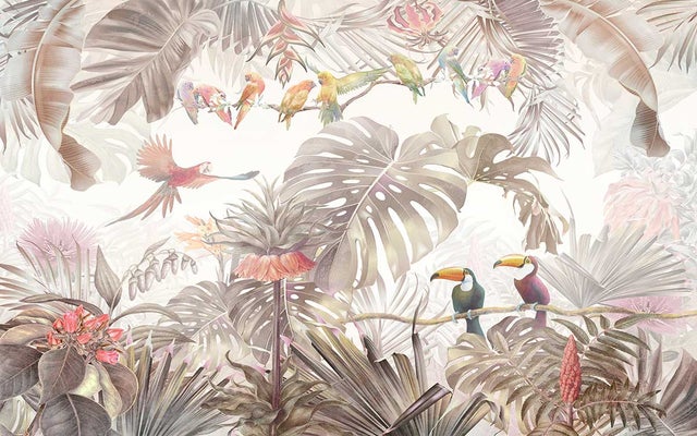 Cuadro selva jardín de Eden - 80x50 cm
