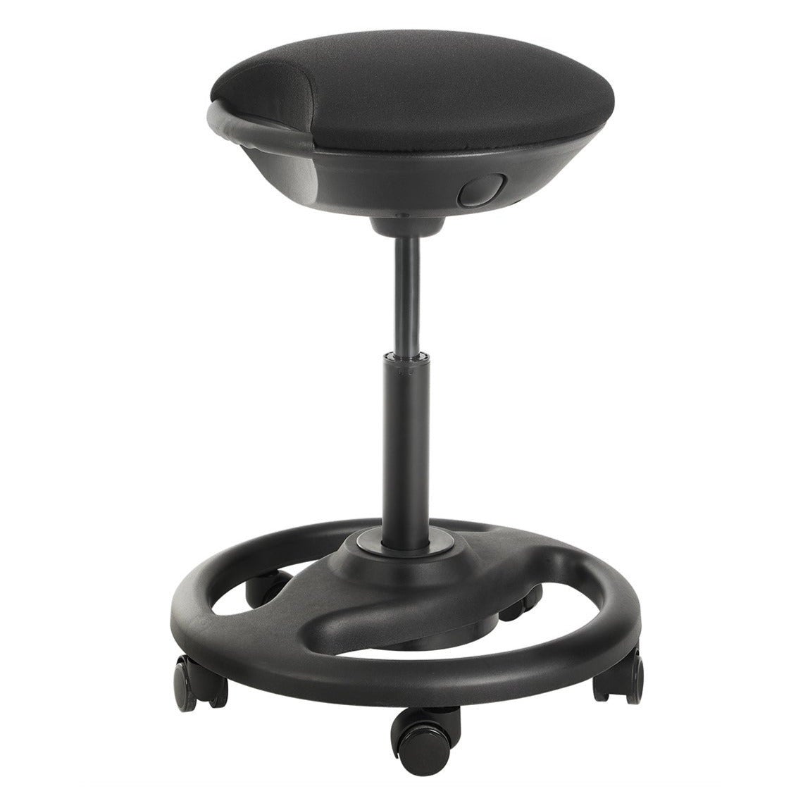 Tabouret de travail Vinton similicuir Noir