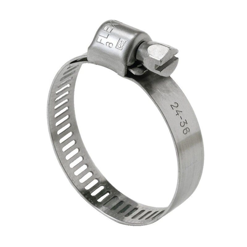 Collier de serrage Inox Largeur 8Mm Diametre Mini 25Mm-Maxi 45Mm 2 Pc Collier de serrage Inox Largeur 8Mm Diametre Mini 25Mm-Maxi 45Mm 2 Pc