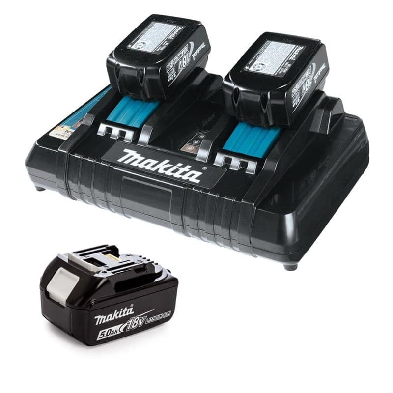 Makita zestaw zasilający Li 18 V / 3x akumulator 5,0 Ah + ładowarka - 198458-6