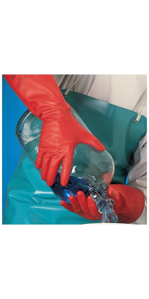 Gant de protection chimique AlphaTec Sol-Vex 37-900 Taille 9 rot EN 388.EN 374.ISO 9001 (Par 12) - 2