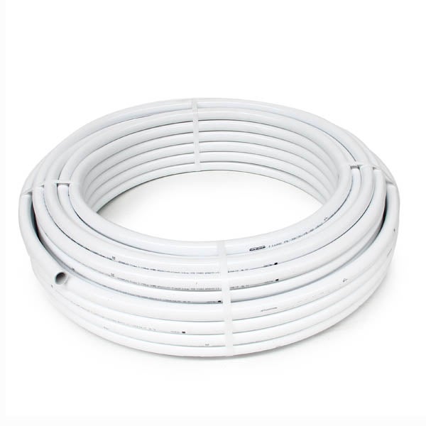 Tube multicouche Fluxo nu blanc Ø26, en couronne de 50m, NICOLL