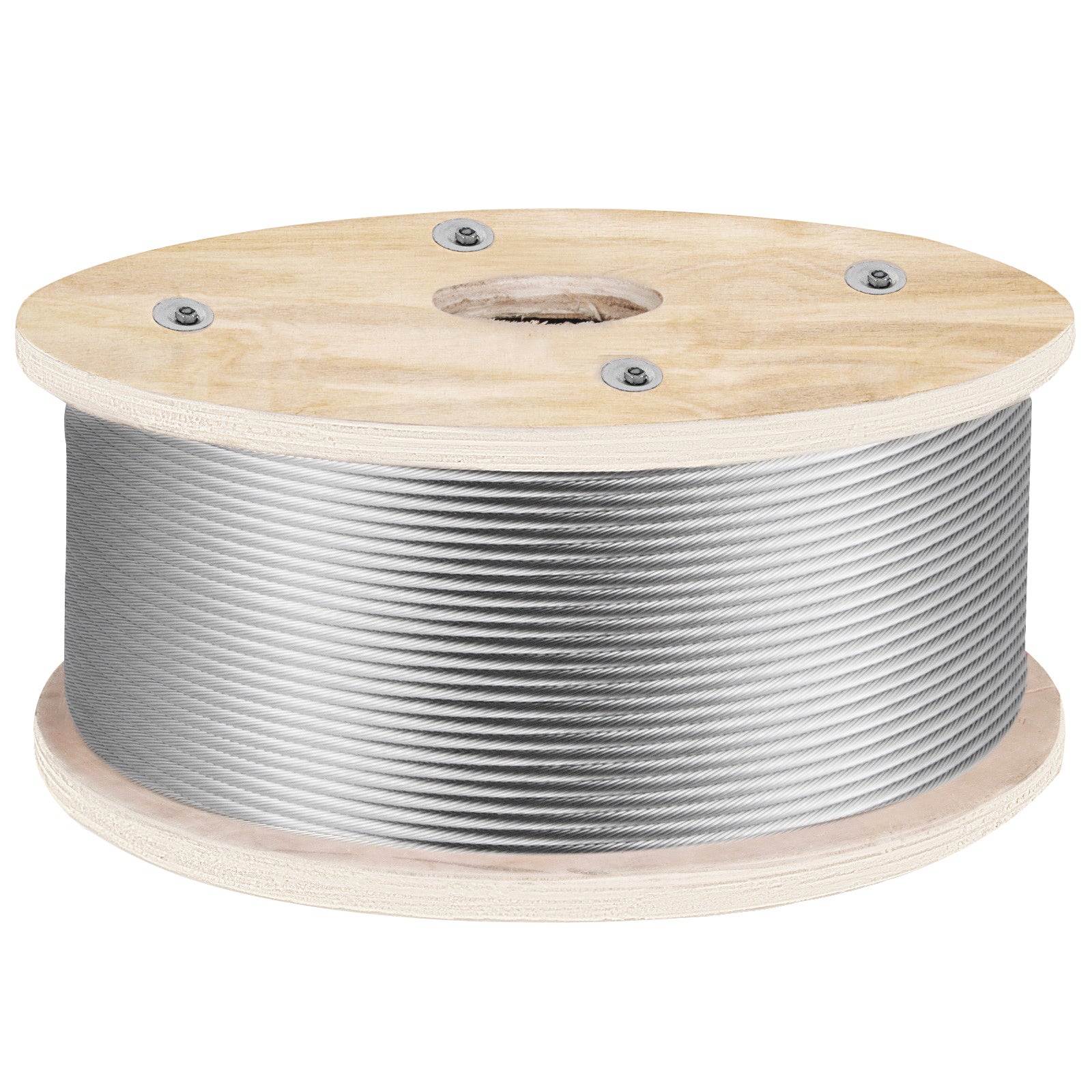 152mx4,8mm lina stalowa 1x19 lina stalowa konstrukcyjna T316 stal nierdzewna kabel z polerowanej powierzchni 1905,1kg wytrzymałość na zerwanie l VEVOR