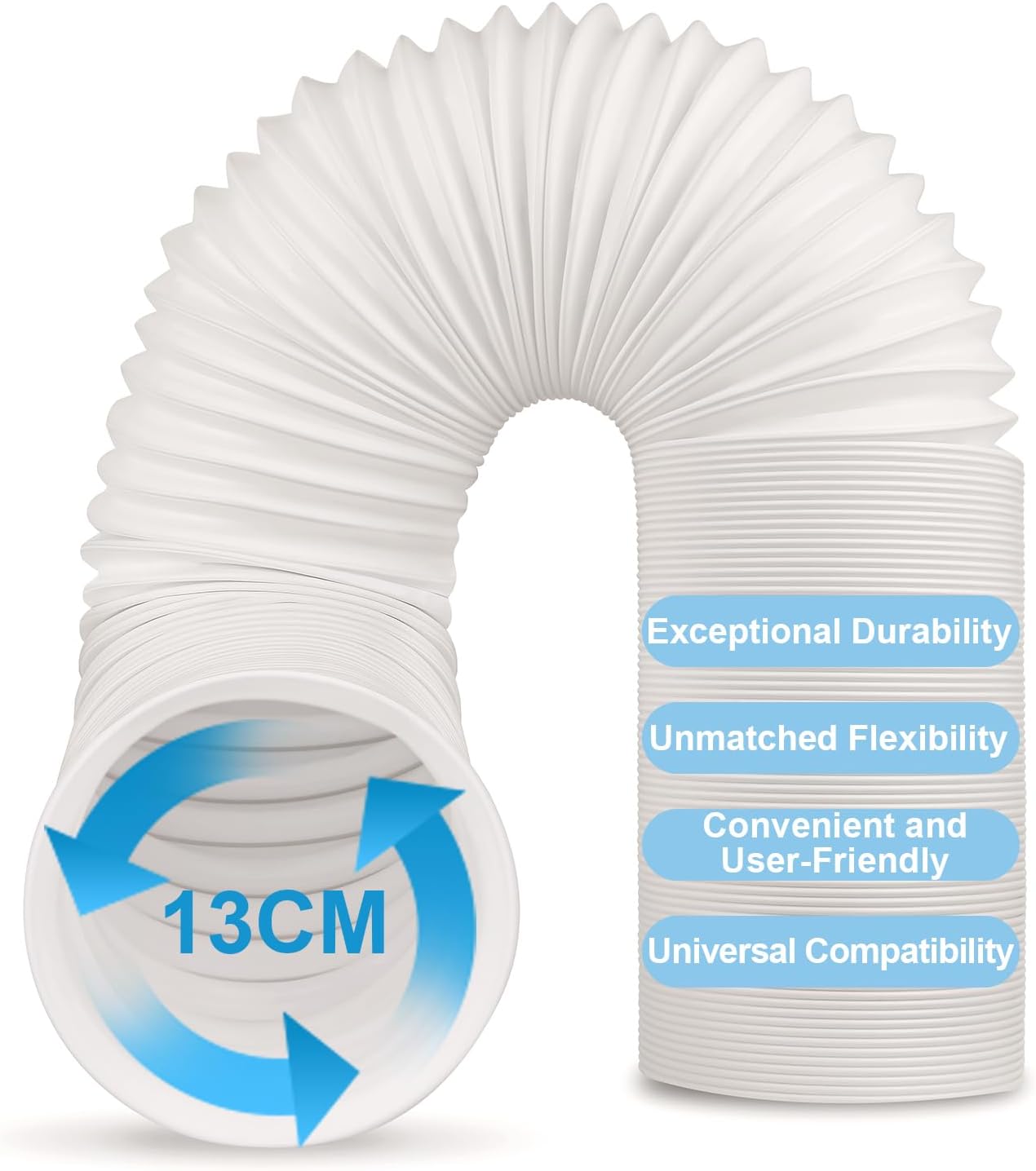 Tourner à gauche Tuyau Climatiseur Mobile, D'air En Pvc Flexible Tube ...