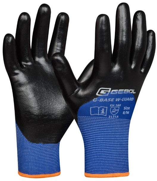 Manusi de protectie G-BASE W-GUARD NITRIL Marimea: 10, GEBOL