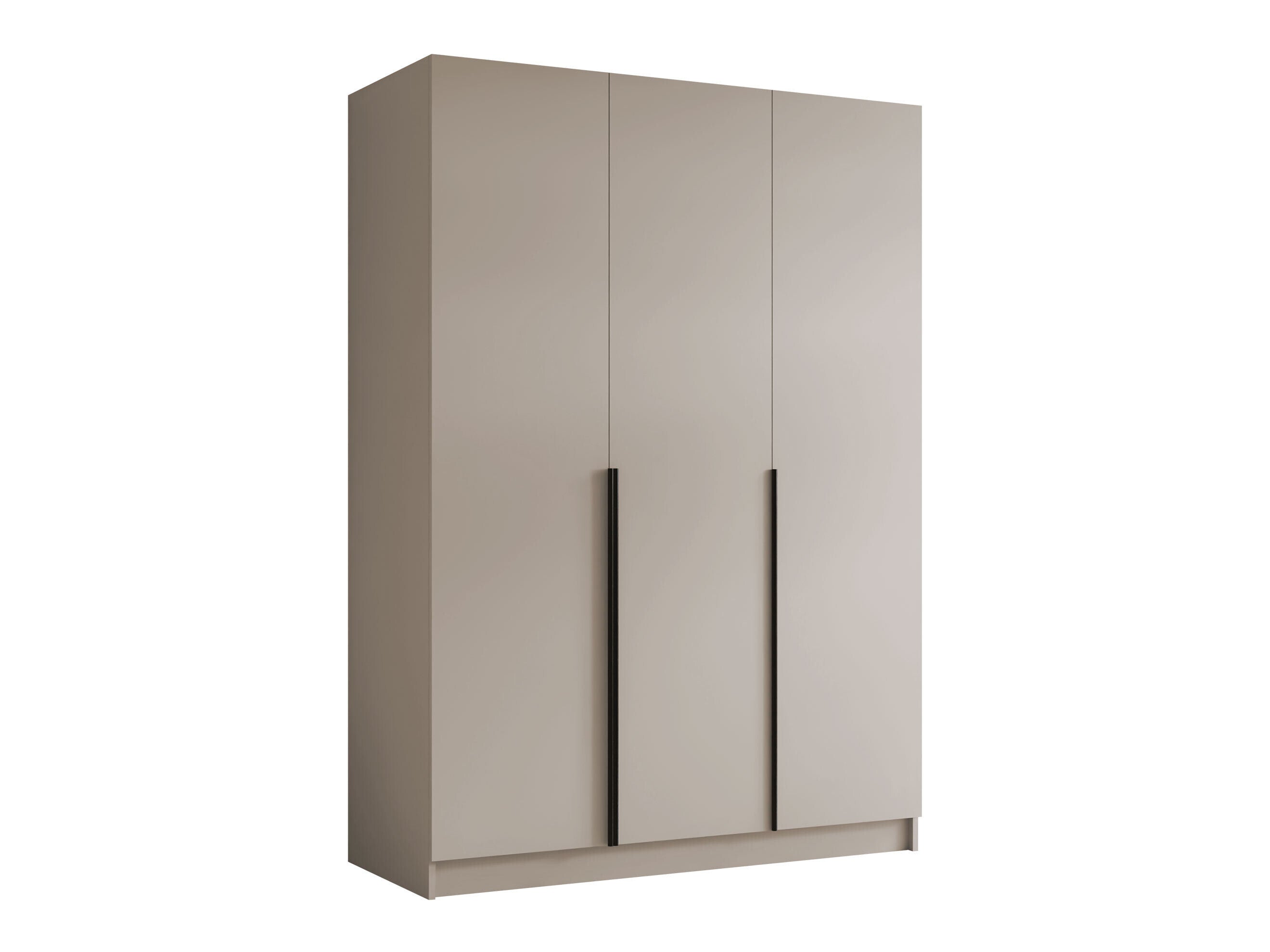 Armoire Closico Decoron I, Cachemire, Noir, 215x150x58cm, Portes d ...