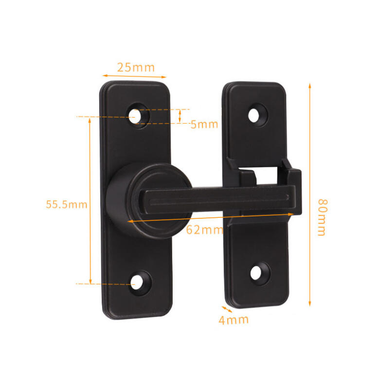 Verrou Serrure De Fermeture Porte,Verrou De Porte Coulissante,90°Loquet