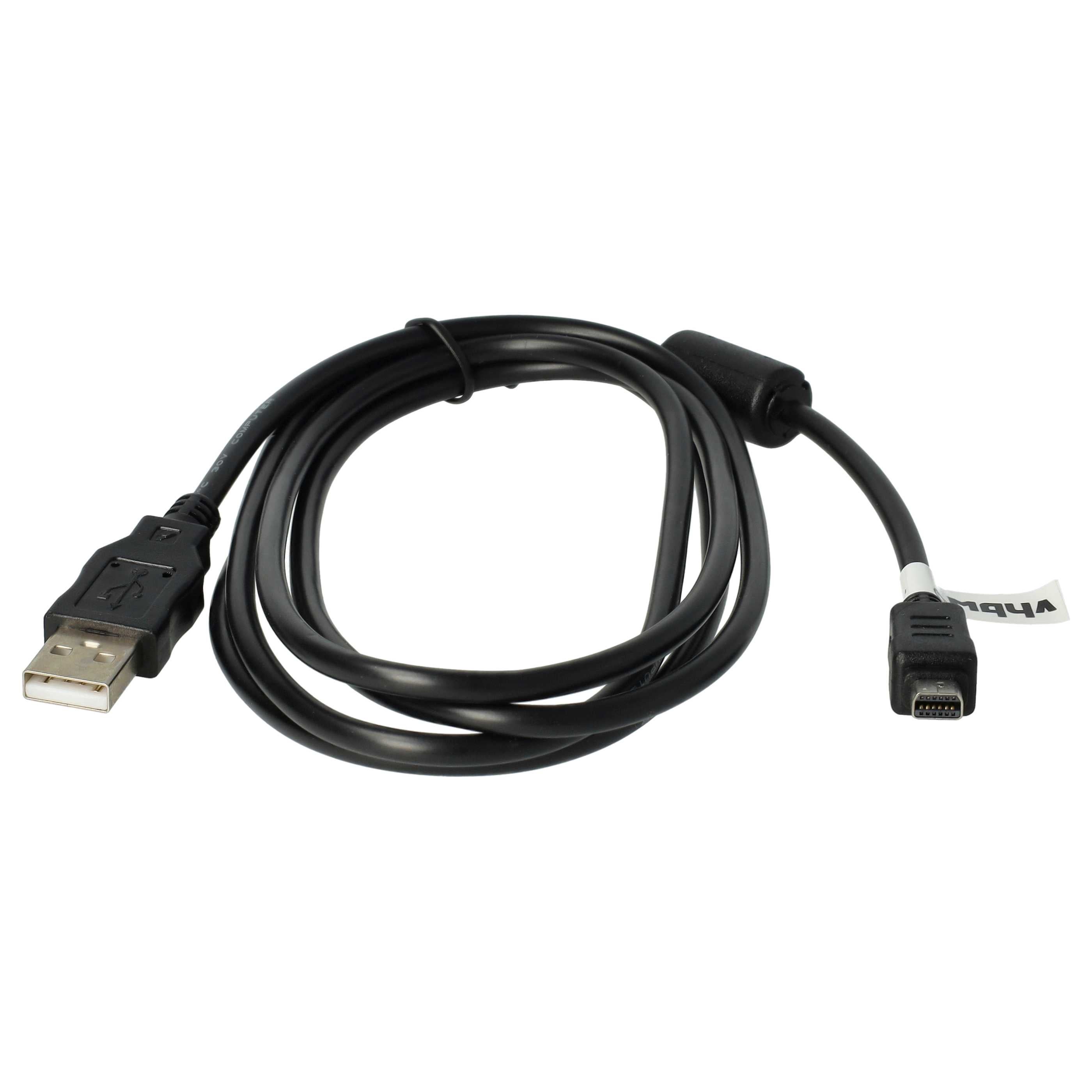 vhbw Câble de données USB compatible avec Olympus MJU 1060 appareil photo, 150 cm - 3