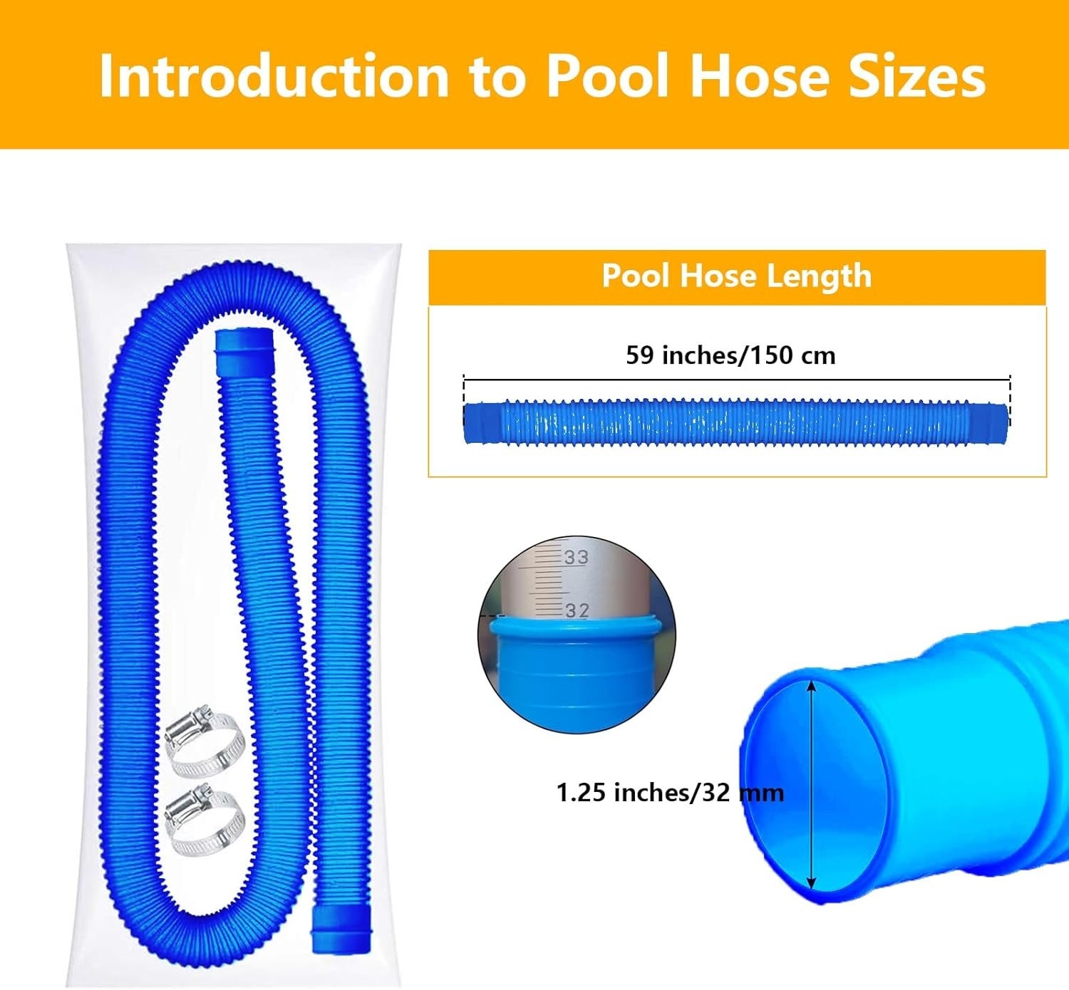 Tuyau D'Évacuation Layflat 32 Mm X 20 M Bleu – Tuyau Plat PVC Flexible Renforcé Pour Drainage, Irrigation Et Pompage