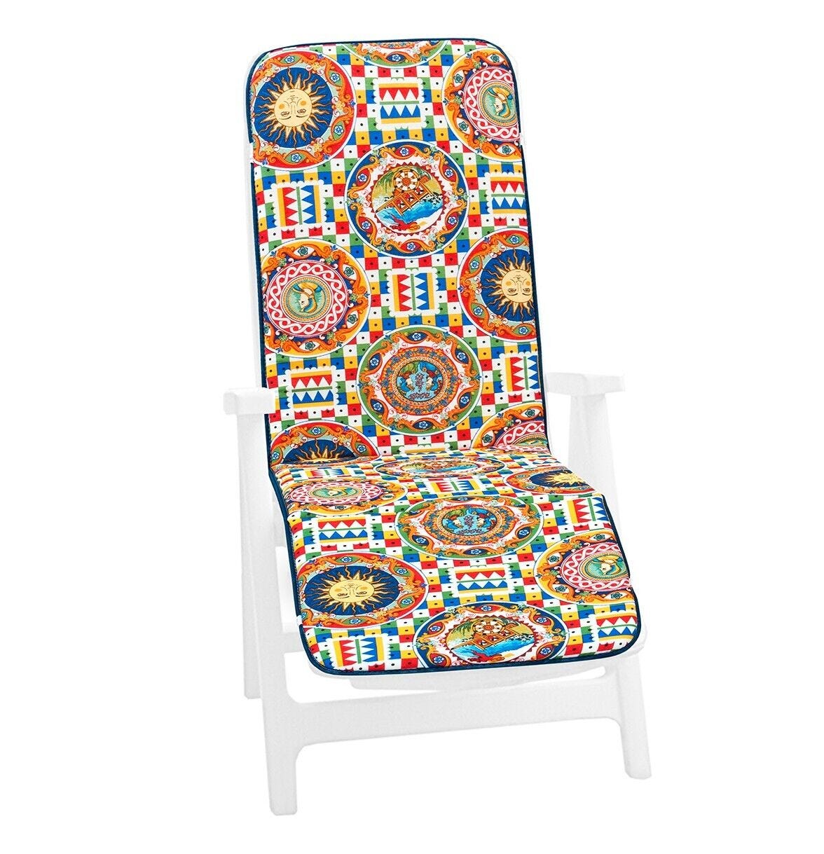 Set 4 Cuscini Per Salotto Giardino - Misure 55x45x4cm In Cotone/Polyester Ecru - Foto 11