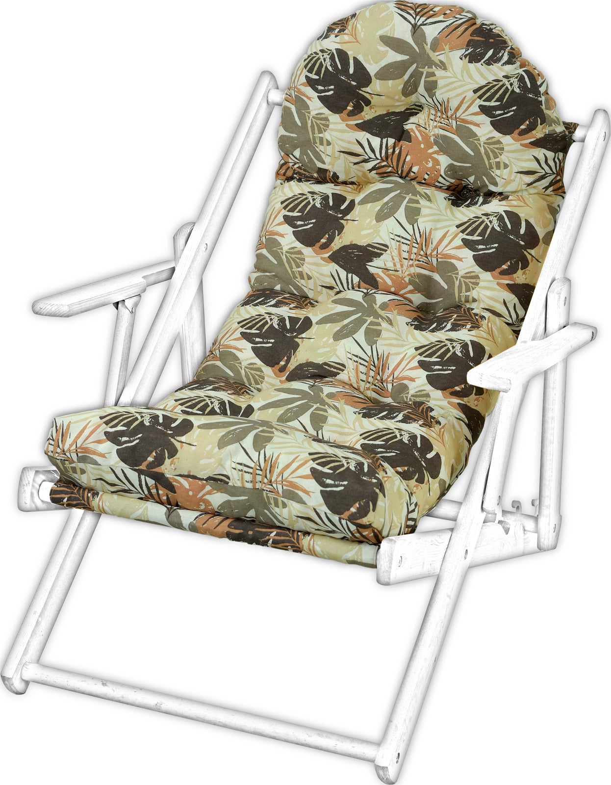 Poduszka na leżak drewniany AMPO beżowy brązowy 1 szt.