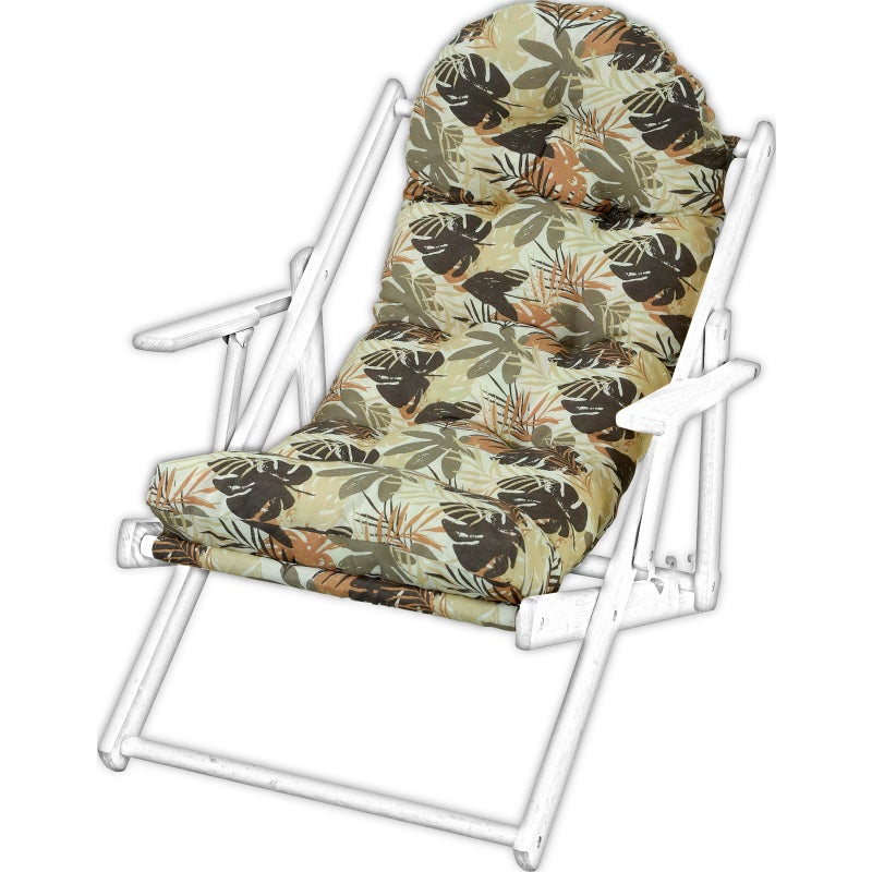 Poduszka na leżak drewniany AMPO beżowy brązowy 1 szt.