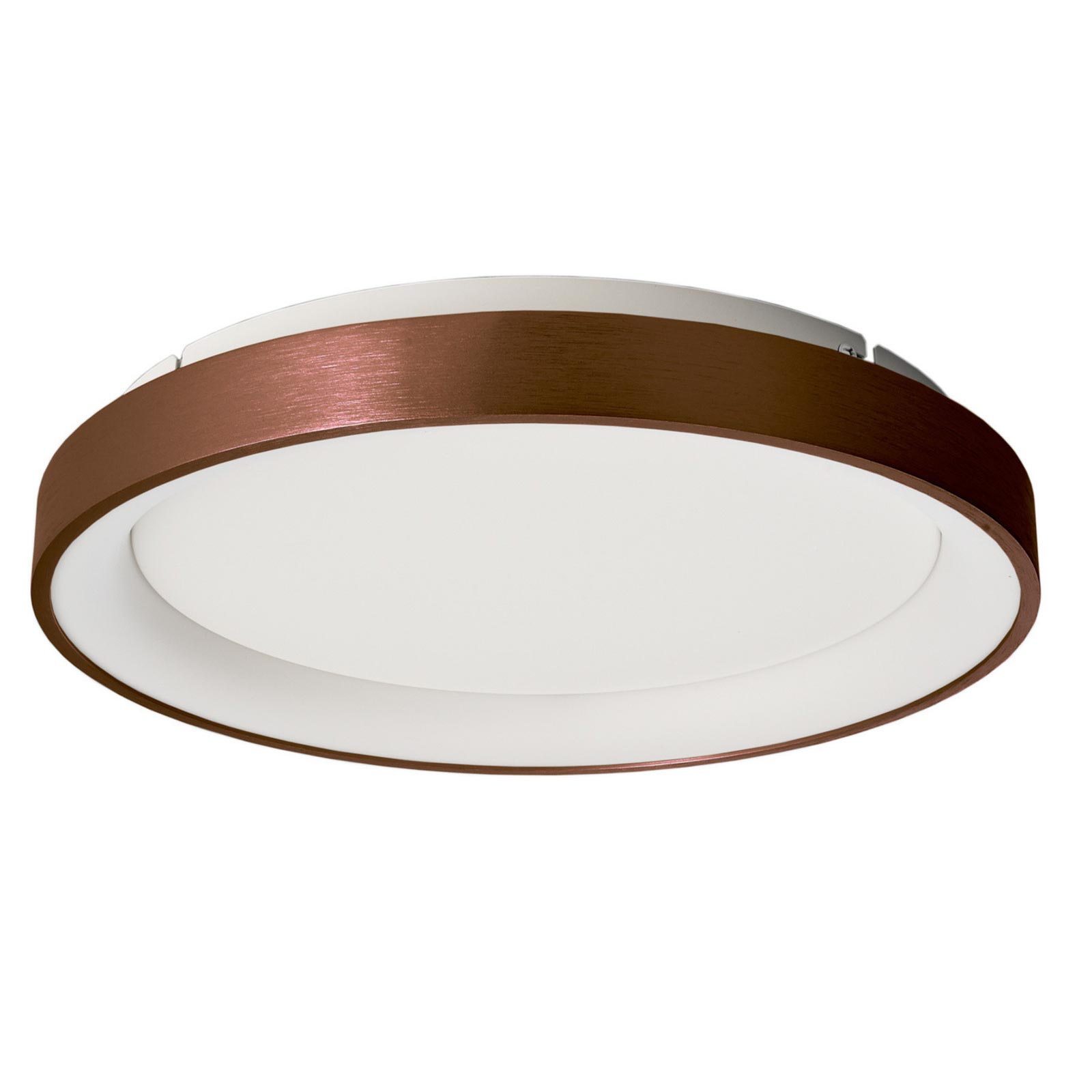 Merope 400 Okrągła Nowoczesna Lampa Sufitowa LED CCT 30W 3000K 4000K Biurowa Ścienna Lampa Sufitowa 230V 38cm KOLOR BRĄZOWY