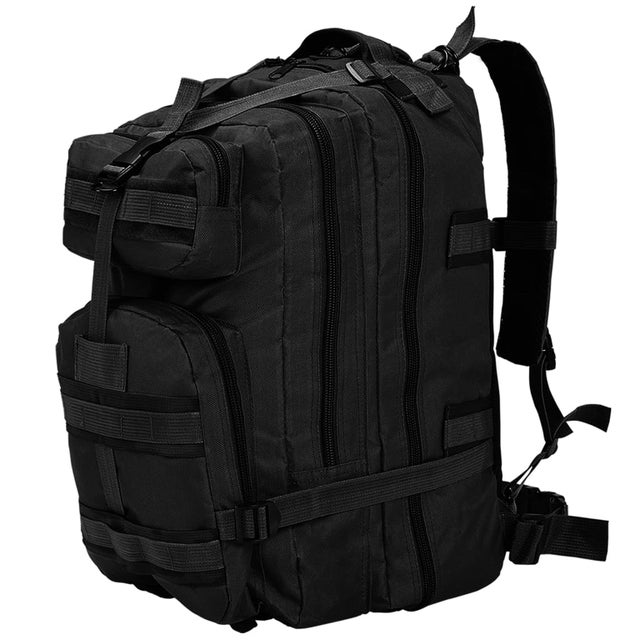 Plecak w stylu wojskowym, 50 L, czarny vidaXL
