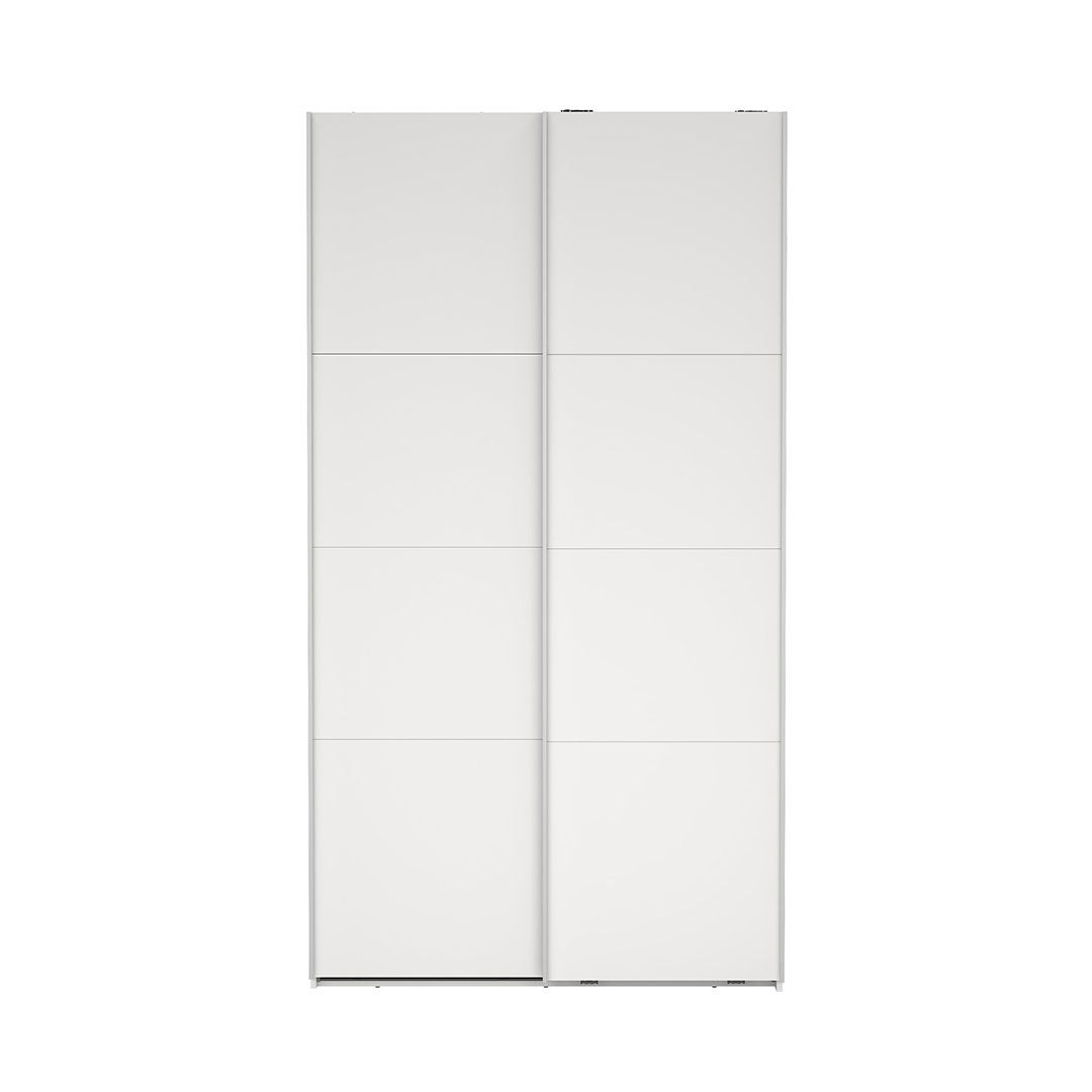 Catania szafa 221x119x67cm, 2 drzwi przesuwne biały.