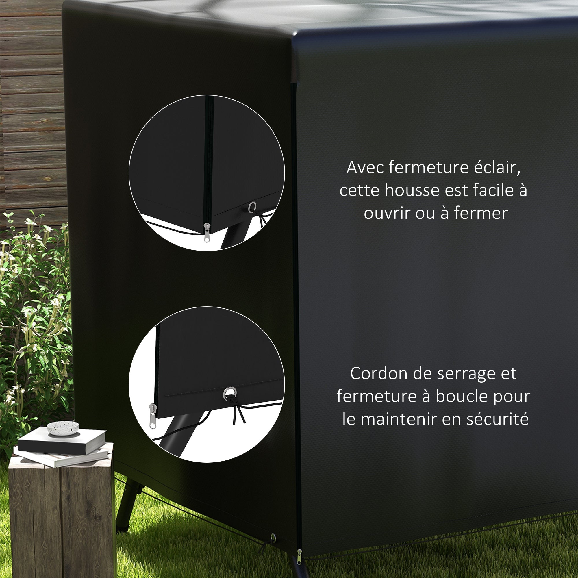 Housse de protection PE Outsunny - 5