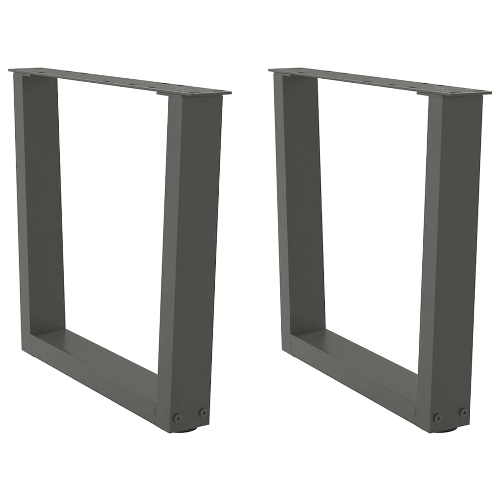 Nogi do stolika kawowego w kształcie litery V 2 szt. Antracyt 60x(42-43,3) cm Stal vidaXL