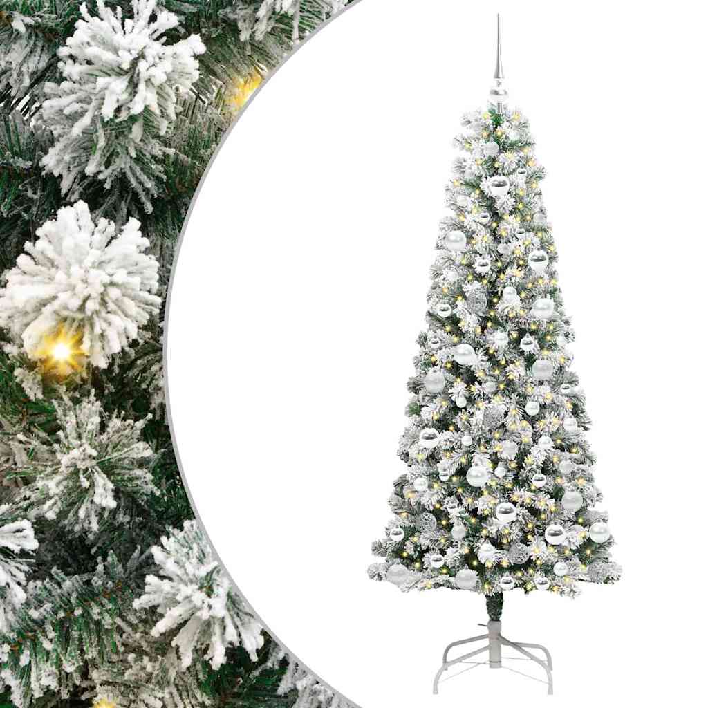 Sztuczna choinka z zawiasami Ze LED Lights 180 cm PVC