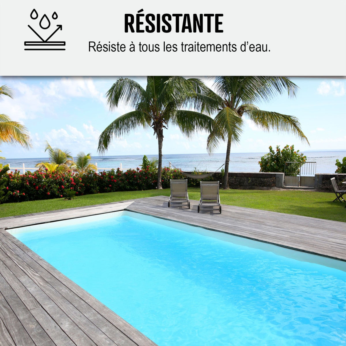 PEINTURE PISCINE BÉTON - 12 Couleurs - HAUTE RESISTANCE 7 ans - ARCAPISCINE Jaune Sable - RAL 1002 - 2.5 L - ARCANE INDUSTRIES - 3