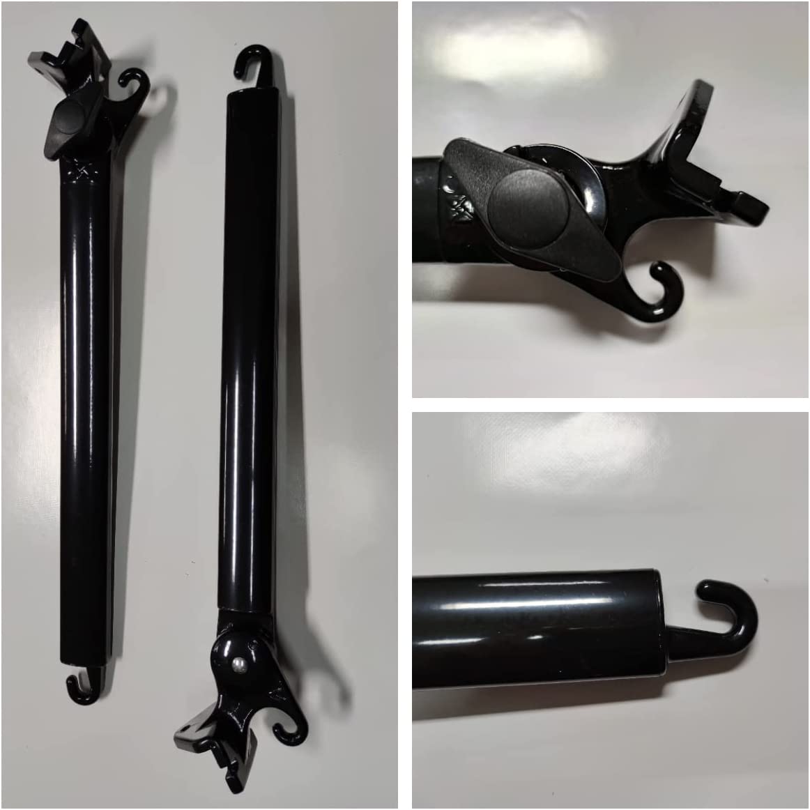 Braccetti Per Tenda Da Sole FRAMIG - Coppia In Alluminio Grigio, Sporgenza 50 Cm, Movimento 0-180&deg;, Made In Italy