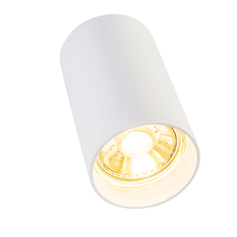 Projetores modernos brancos 5,5 cm - Tuba - 4