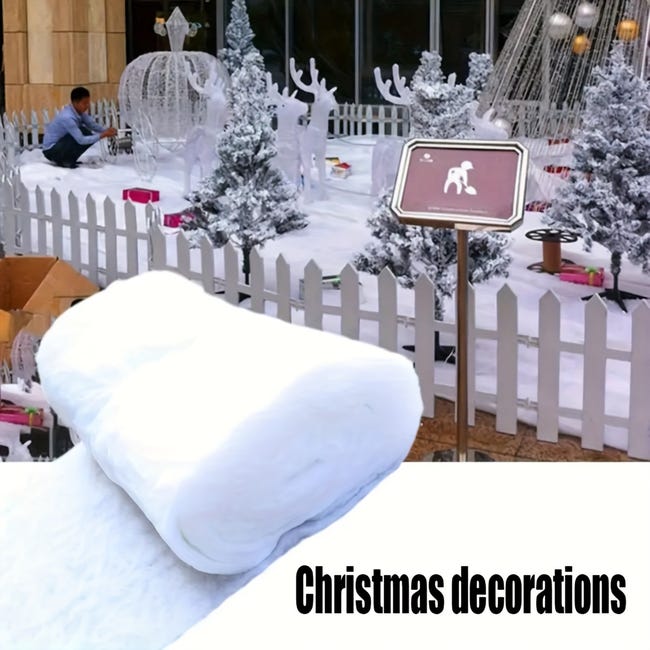 Kleemeiero 4 Pièces Guirlande de Glaçon, 120 x 36 cm Tapis de Neige Artificielle de Noël Couverture de Neige Artificielle Stalactites en Ouate de Nëige Décoration d'Hiver pour Cheminé Fenêtre et Porte Kleemeiero 4 Pièces Guirlande de Glaçon, 120 x 36 cm Tapis de Neige Artificielle de Noël Couverture de Neige Artificielle Stalactites en Ouate de Nëige Décoration d'Hiver pour Cheminé Fenêtre et Porte