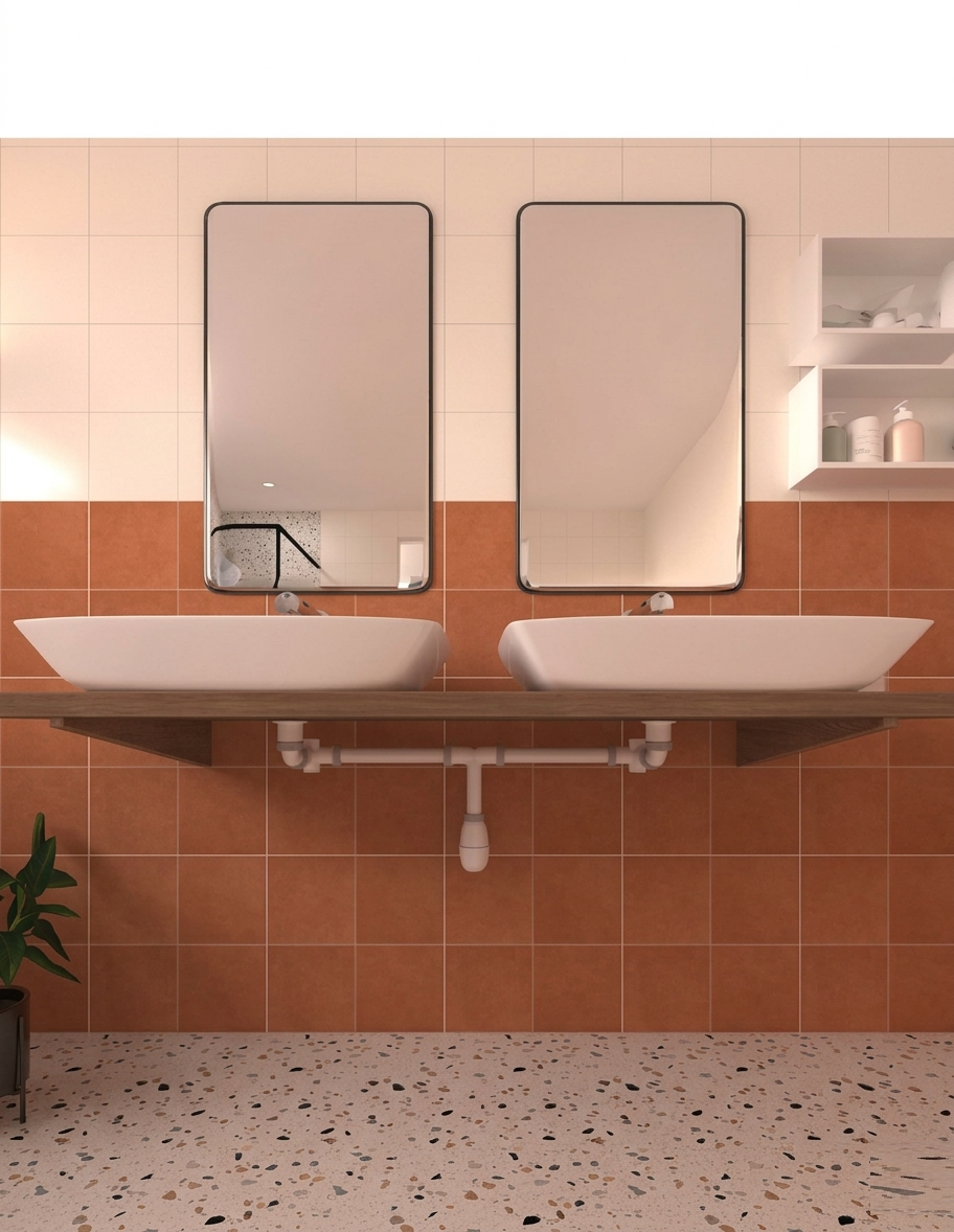 Raccordement pour lavabo 2 vasques - Valentin - 4