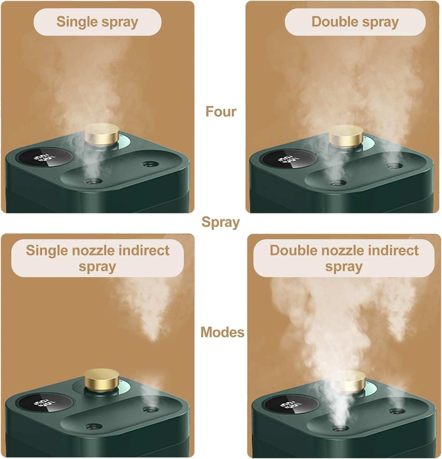 Petit Humidificateur Portable Pour Chambre, 500ml Double Buse Grande Brume Eclatante Lumiere Ambiante Hydratant Humidificateurs De Voiture Portable Humidificateur Dair Pour Les Voyages Bureau Ch 87424393