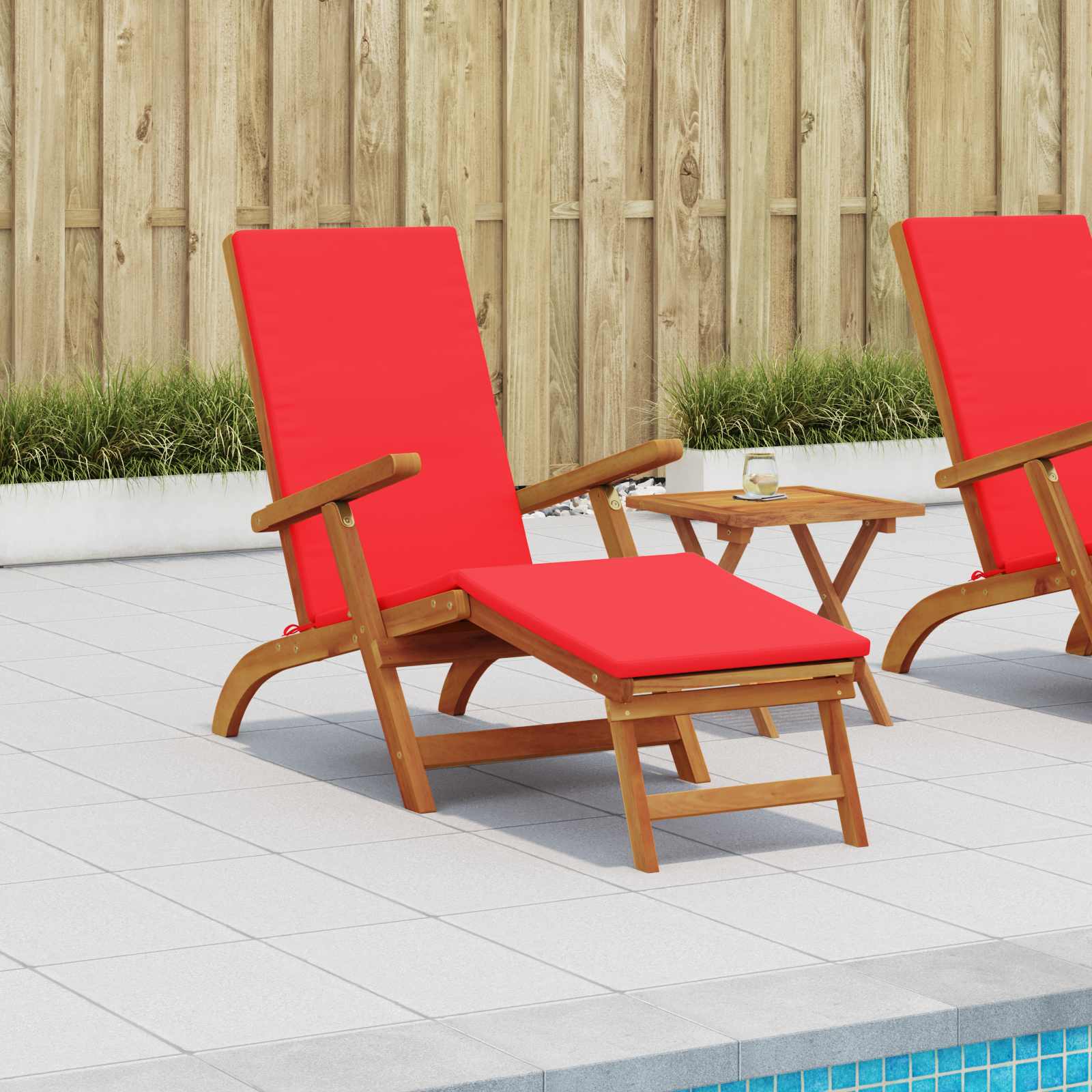Chaise longue inclinable et pliable 55 x 146 x 91 cm | Leroy Merlin