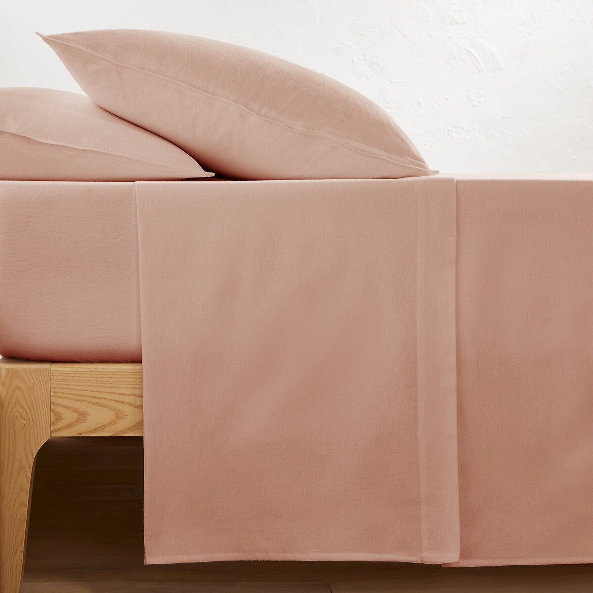 Drap plat en satin de coton lavé jaune, girandole multicolore Desforges | La Redoute