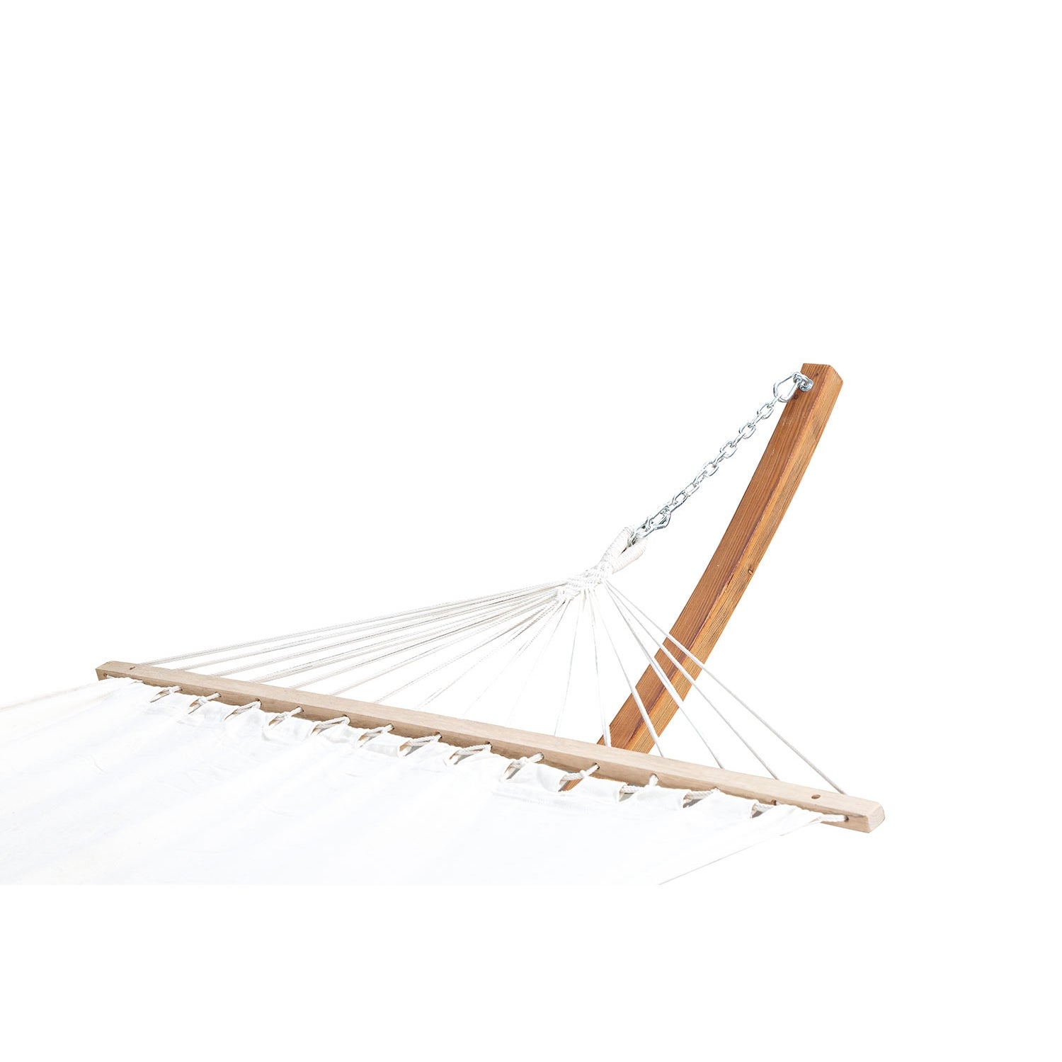Hamac sur support 3,15 m en bois écru LAGOA - 7