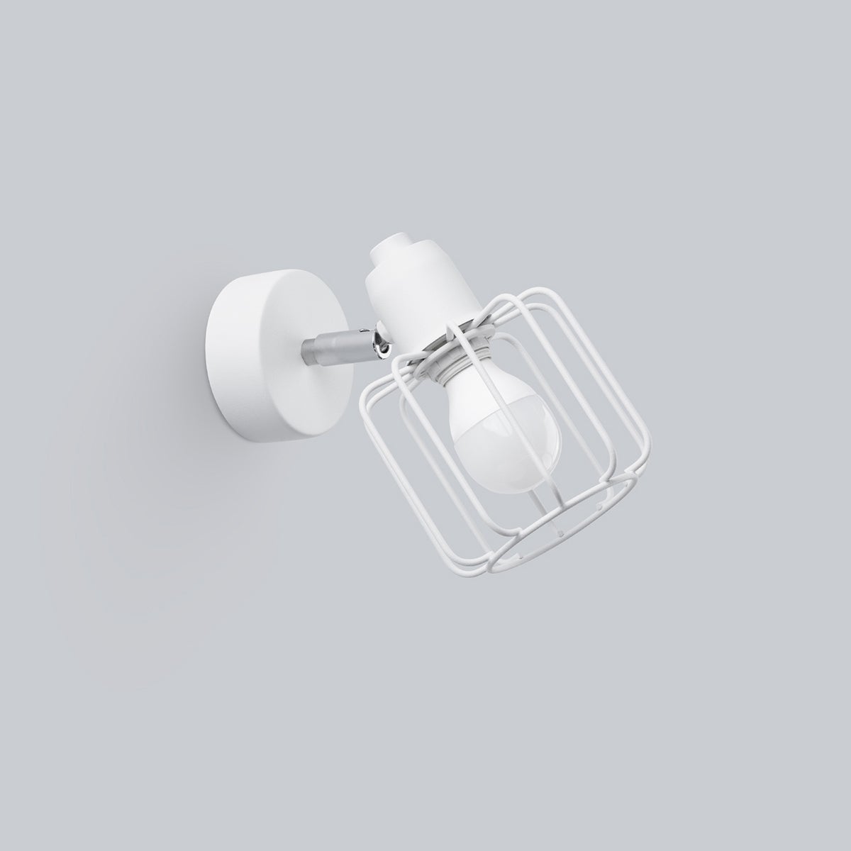 Kinkiet CELUBI 1 biały LED 4000K - 14x15x18cm Sollux