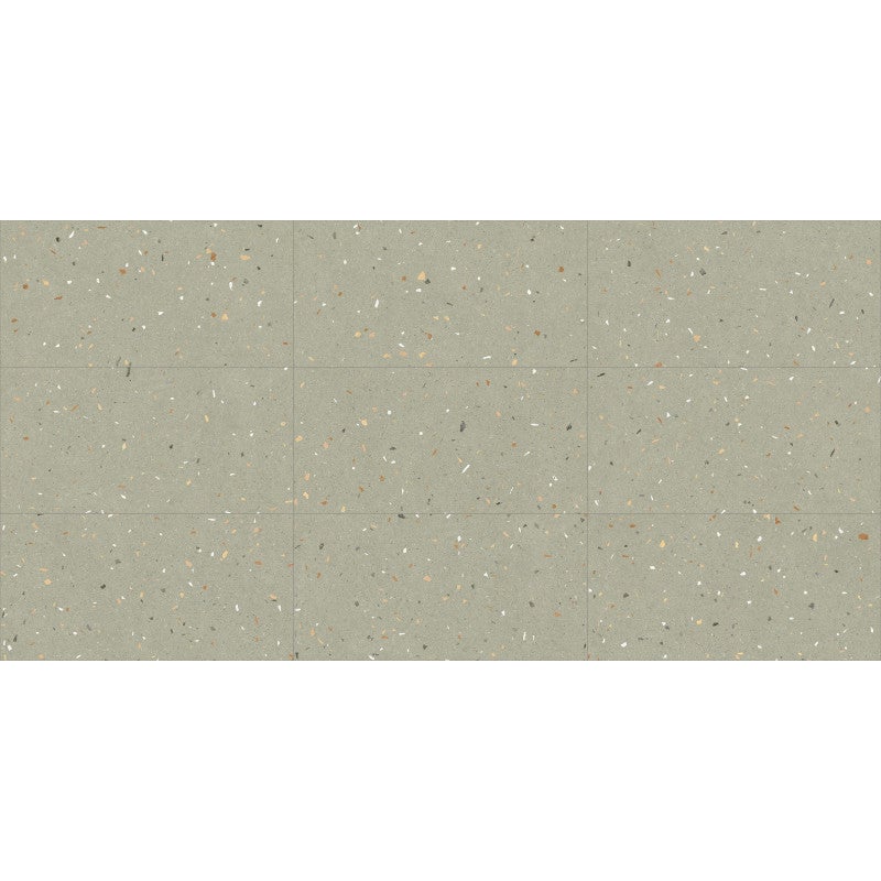 Carrelage sol / mur effet terrazzo 60x120 cm Croccante-R Menta - 3