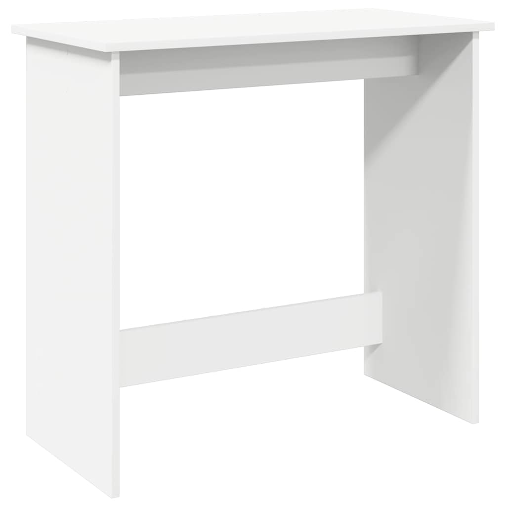 Bureau Blanc 80x40x75 cm Bois d'ingénierie vidaXL - 2
