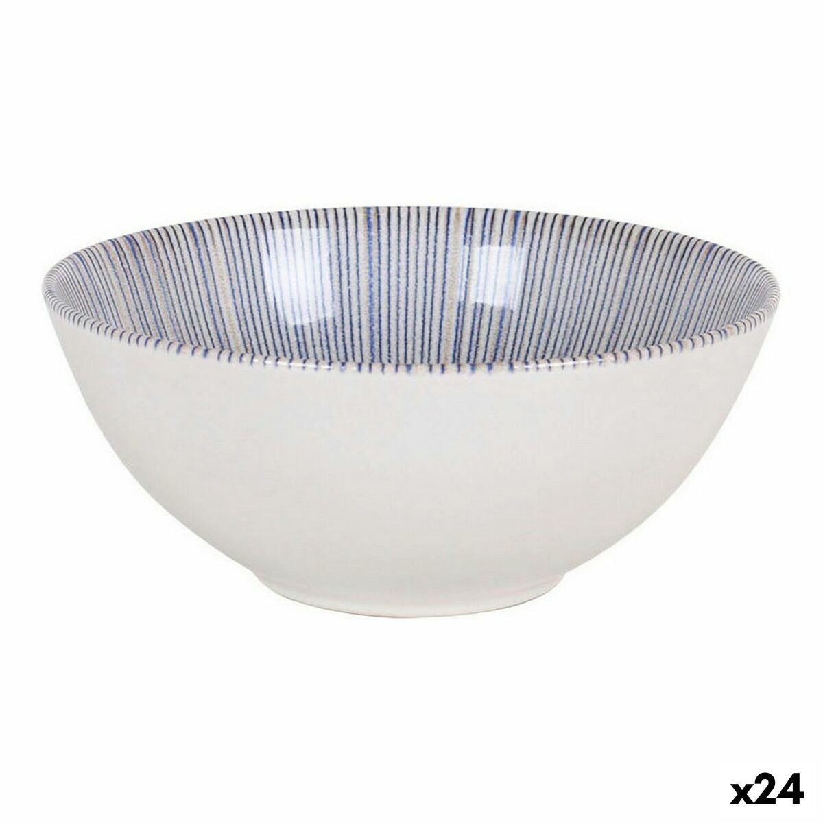 Lot De 6 Assiettes à Pâtes La Mediterránea Irys 23cm - Porcelaine Multicolore